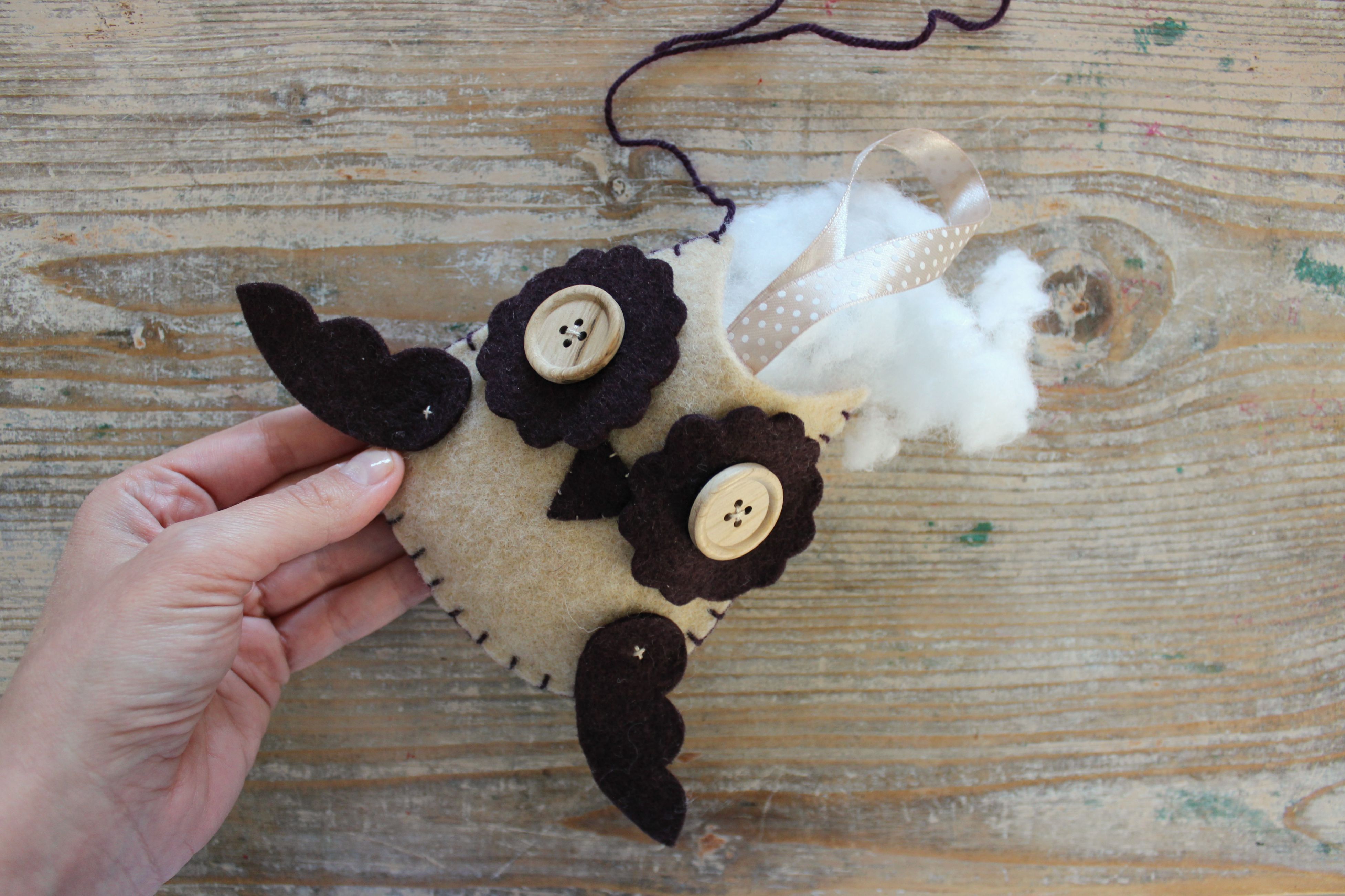 gufetti stoffa fai da te idea regalo