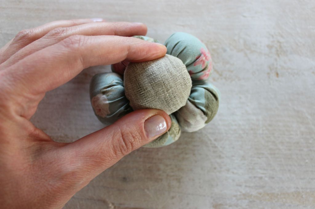 fiore in tessuto cotone lino fai da te 