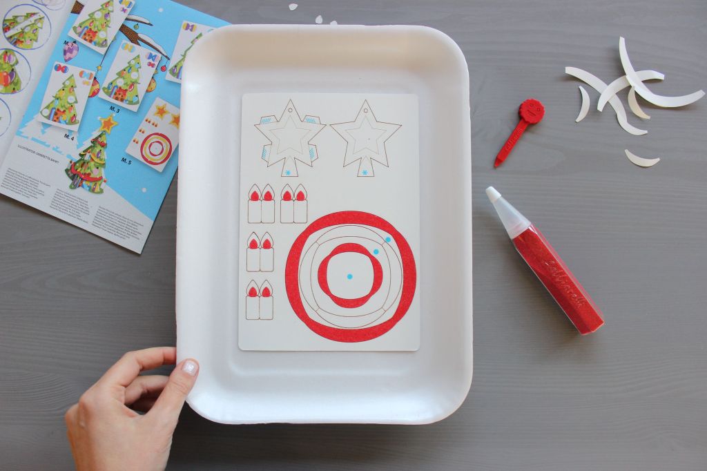 tutorial albero di Natale tridimensinale in carta