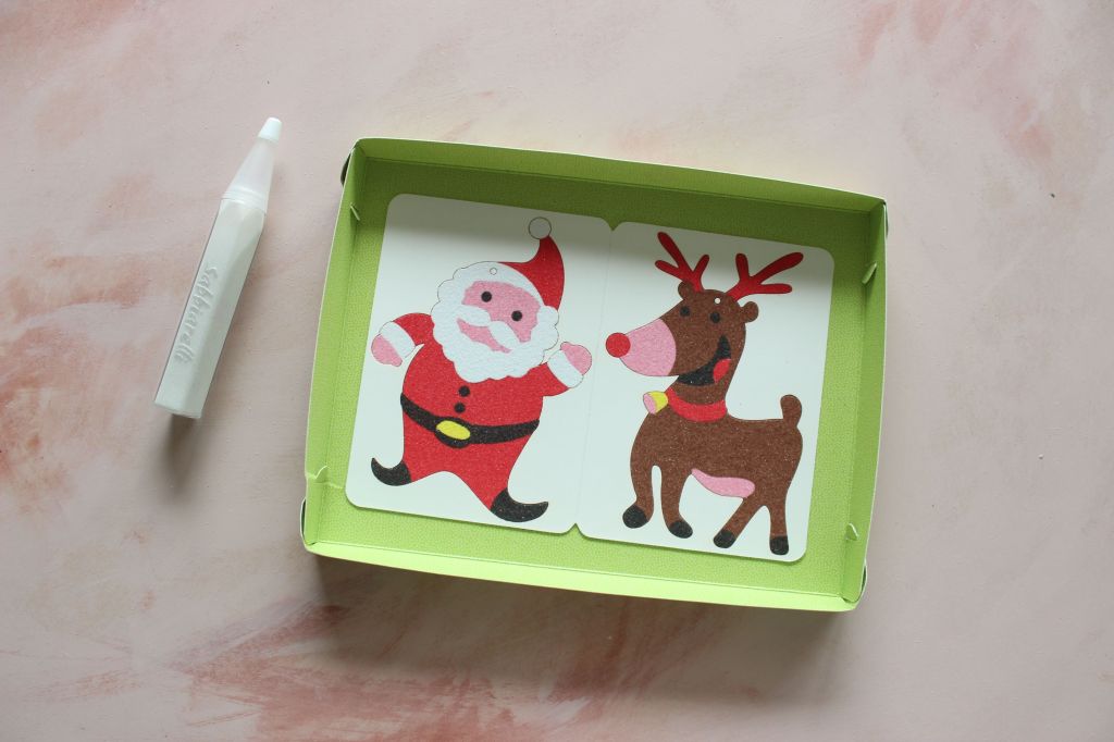 gioco creativo schede pretagliate da colorare con la sabbia