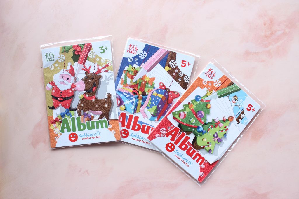 gioco creativo per bambini Sabbiarelli a tema natalizio