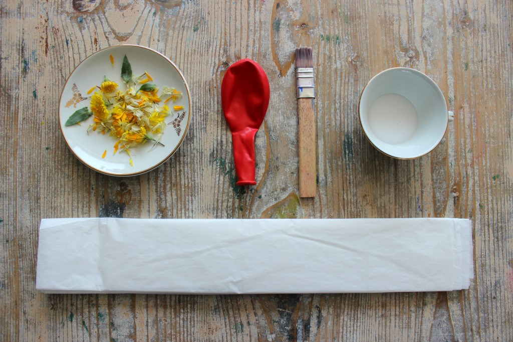 materiale occorrente per realizzare una lanterna di San Martino